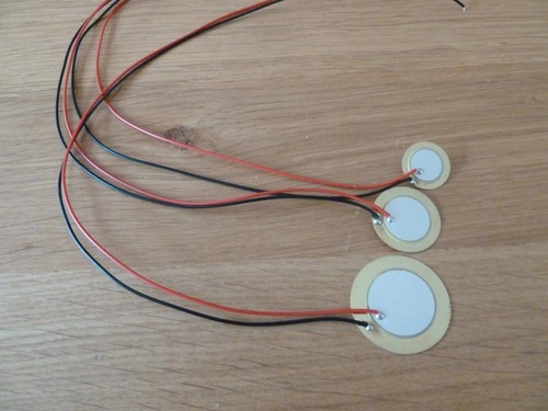 Long lead piezo 20mm - lead,
