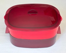 Tupperware Multi Micro Dämpfer, rot,  unbenutzter Präsentationsartikel
