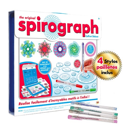 Spirograph deluxe kit neon - kit,
