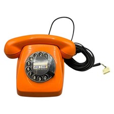Post Siemens Wählscheibentelefon Telefon FeTAp 611-2a Orange Vintage Bj. 2.78