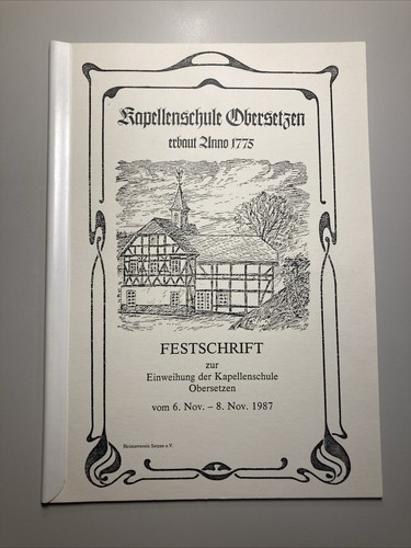 1987 kapellenschule obersetzen - 1987,