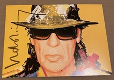 Handsignierte Autogrammkarte