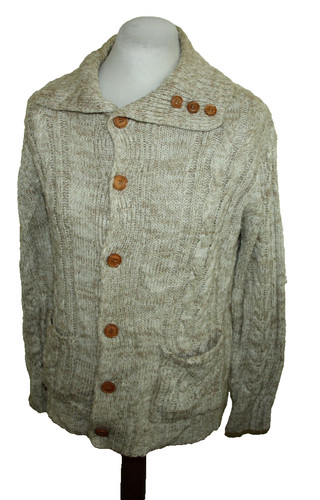 Puritan aran strickjacke m - aran, gr