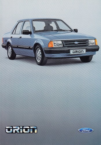 Ford orion youngtimer prospekt - orion,