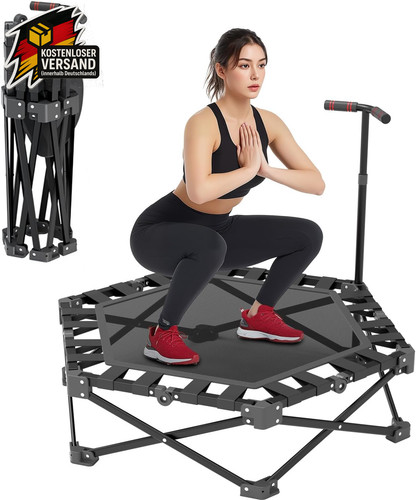Fitness trampolin klappbar mit - fitness,
