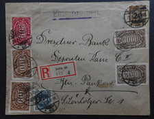 Einschreiben 1923 Berlin mit