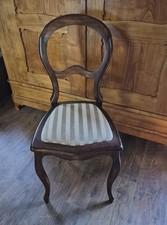 Antiker Stuhl Nussbaum um 1860