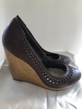 Blogger tolle Wedges “ H&M” Premium Gr.39 braun mit Holz Designer ausverkauft!