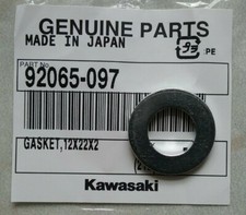 Kawasaki 12 x 22 x 2 Alu Dichtring Gasket Motorrad Ölablassschraube