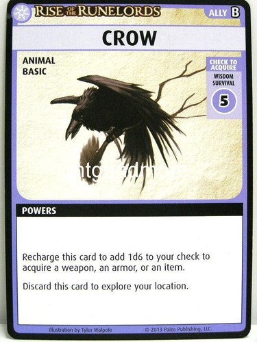 Pathfinder adventure card - card, game