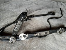 Schwere Westerntrense schwarz