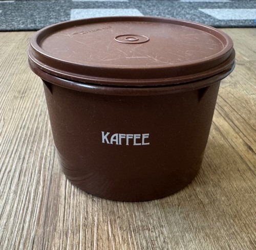 Tupperware kaffeedose braun - tupperware,