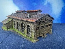 Faller Spur N 222116 Lokschuppen Lokwerkstatt Gebäude Haus Patiniert Gealtert