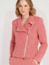 Bouclejacke bikerstil für - im,