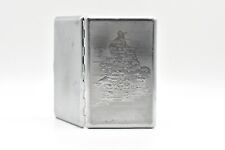 Tallent Map of England AS SEEN Silberfarben Vintage Zigarettenetui - Tabak #44