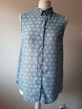 H&M Damen Bluse Geknöpft