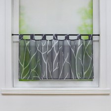 Scheibengardine mit Schlaufen