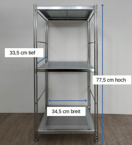Regal metall mit - metall, 3