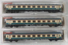 Modellbahn Spur N Fleischmann 8191 - Drei Personenwagen DB Abteilwagen OVP /163