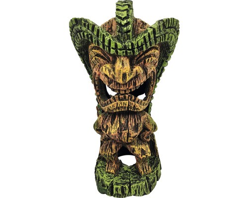 Aquariumdekoration tiki figur - aquariumdekoration, tiki-figur
