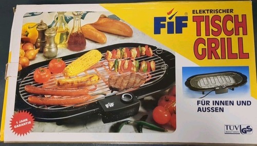 Fif elektrischer tischgrill - elektrischer,