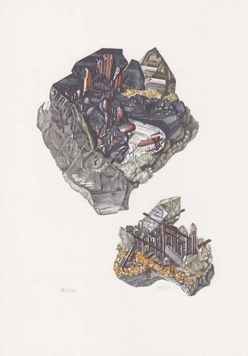 Rutil cavradi schlucht - rutil, cavradi-schlucht