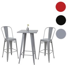 Set stehtisch 2x - +, barhocker