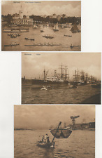 86/24 AK HAMBURG UHLENHORSTER FÄHRHAUS HAFEN SCHIFFE KRAN WURFNETZ FISCHER