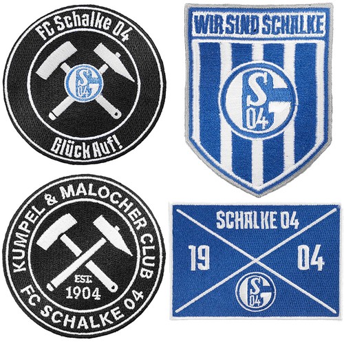 Schalke aufnäher - fc, 04