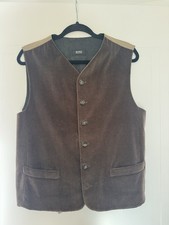 Hugo Boss Anzugweste Herren Braun Cord 48/50