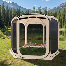 Transparentes Pop-Up-Zelt