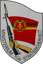 Aufnäher ddr stasi emblem - aufnäher,