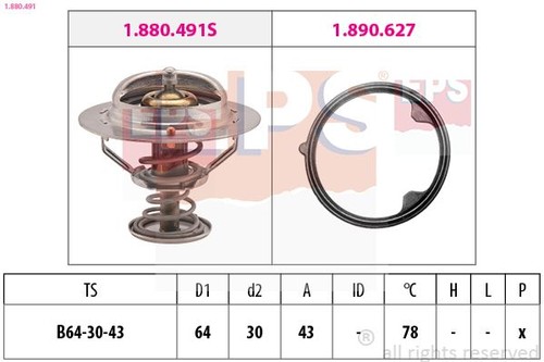 Eps thermostat kühlmittel - eps,