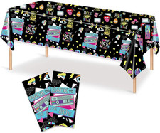 80er Jahre Plastik Tischdecke