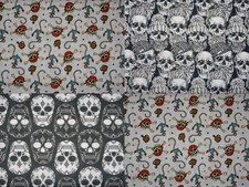 Skull Totenkopf mit Bart