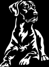 Rhodesian ridgeback aufkleber - rhodesian,