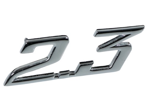 Typenschild verchromt für - 23,