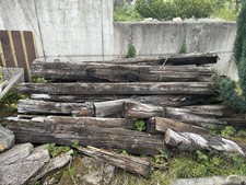 Eisenbahn Schwellen Eichen Bohlen 