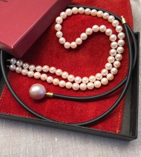 3-tlg.: Akoya-Perlenkette +