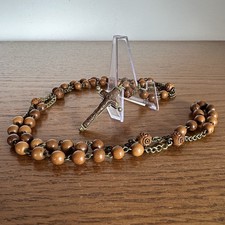 Antiker Rosenkranz Holz