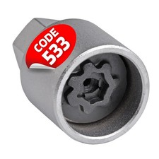 SW-Stahl 02383L-13 Felgenschloss Adapter Code 533 Radsicherung Schlüssel für VW
