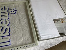 Ältere Damast Tischdecke 2,25