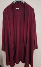 Trendige Strickjacke in Bordeaux von SHEEGO in Gr. 56/58 - NEU / UNGETRAGEN