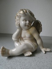 Schöne Engelsfigur oder Putte als Deko oder Grabschmuck!