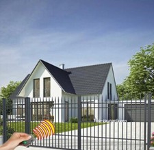 Einfahrtstor Set  Metalltor Tor 1,6 x 3m 3,5m 4m  Zauntor Gartentor Hoftor Zaun