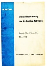Bedienungsanleitung Textima Altin 8332 Industrienähmaschine