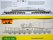 Trix 23967 Torpedopfannenwagen AUSLIEFERUNGSZUSTAND zu 23933 23991 24055 24150