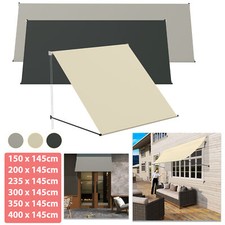 Markise Balkonmarkise 150-400 cm Sonnenschutz Fenster Fallarmmarkise Einziehbar