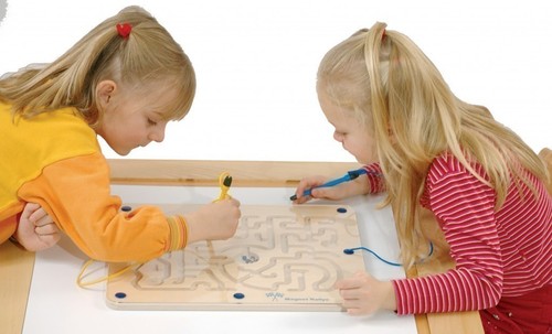 Tischspiel magnet rallye - magnet, holz