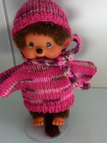 Monchhichi mit kleidung gr - ,